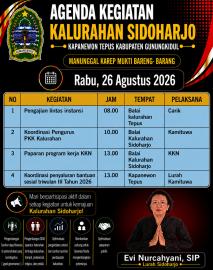 AGENDA 26 AGUSTUS 2026